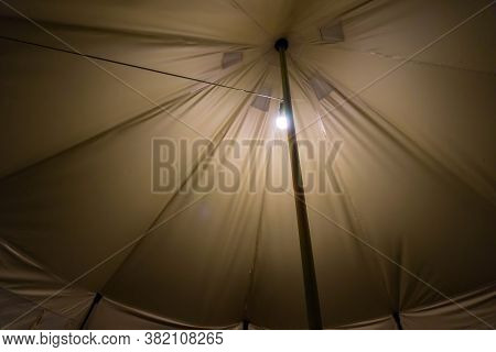 Abstract Background Of Canvas Roof At Mon Jam, Mae Rim, Chiang Mai, The North Of Thailand