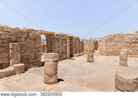Shivta - A National Park In Southern Israel, Includes The Ruins Of An Ancient Nabatean City In The N