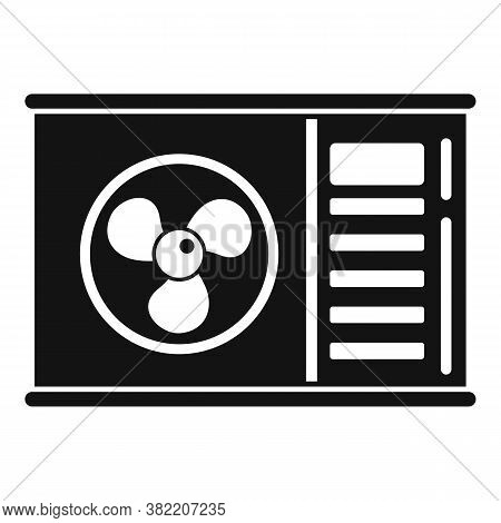 Shop Air Conditioner Icon. Simple Illustration Of Shop Air Conditioner Vector Icon For Web Design Is