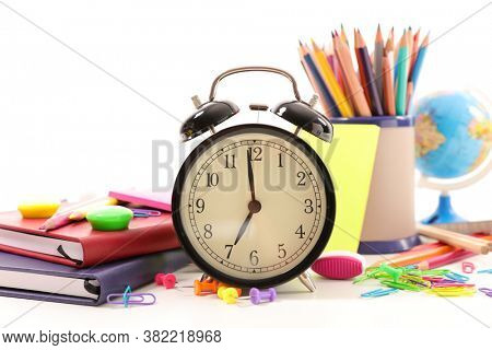 back to school- student accessory and alarm cloc