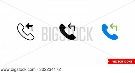 Callback Icon 3 Types Vector & Photo (Free Trial) | Bigstock
