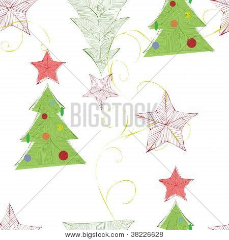 Capodanno & Natale seamless pattern