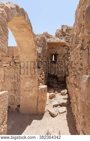 Shivta - A National Park In Southern Israel, Includes The Ruins Of An Ancient Nabatean City In The N