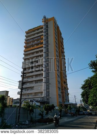 Utter Pardesh , India - Building , A Picture Of Building In Noida 24 August 2020