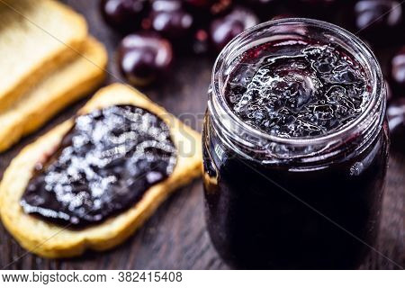 Jabuticaba (or Jaboticaba) Jelly, Brazilian Grape Native To The Atlantic Forest, And South America. 