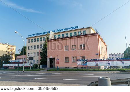 Rzeszow, Poland - June 13, 2020: Vocational Training Center (polish: Zaklad Doskonalenia Zawodowego)