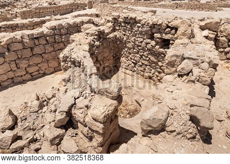 Shivta - A National Park In Southern Israel, Includes The Ruins Of An Ancient Nabatean City In The N