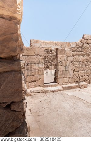Shivta - A National Park In Southern Israel, Includes The Ruins Of An Ancient Nabatean City In The N