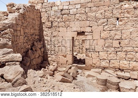 Shivta - A National Park In Southern Israel, Includes The Ruins Of An Ancient Nabatean City In The N