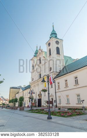 Rzeszow, Poland - June 13, 2020: Holy Cross Church.