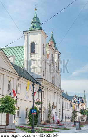 Rzeszow, Poland - June 13, 2020: Church Of The Holy Cross.