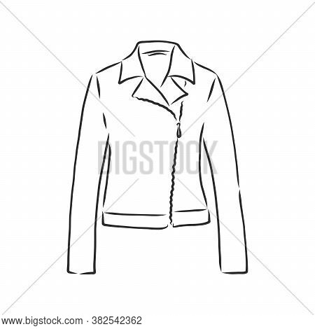 Hand Drawn Vector Illustration. Creative Black Contour Art Work. Ink Fashion Illustration. Vector Il