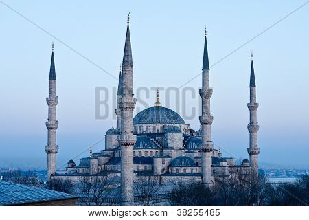 Blue Mosque at Sunset