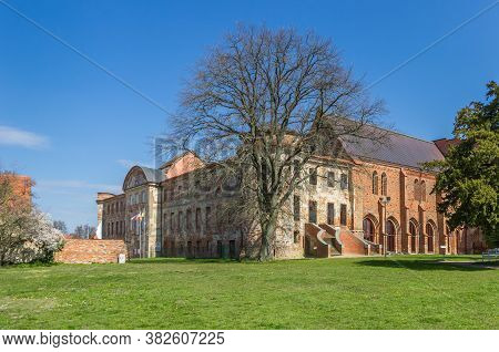 Historic Monastery And Surrounsing Garden In Dargun, Germany