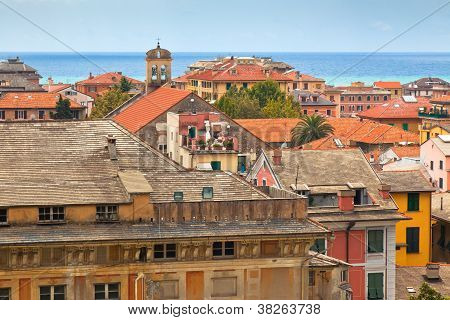 City Centre Of Chiavari, Italy