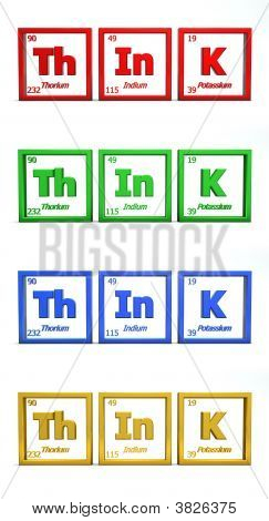 คิดว่าคำสัญลักษณ์เคมี