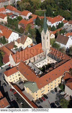 Franciscan Church of St. Francis of Assisi on Kaptol in Zagreb, Croatia