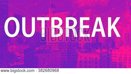 Outbreak Theme With Downtown Los Angeles Skycapers