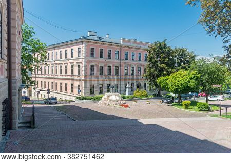Tarnow, Poland - June 13, 2020: Square With Tomb Of The Unknown Soldier.