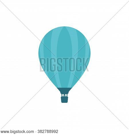 The Turquoise Balloon Icon In Vintage Style.