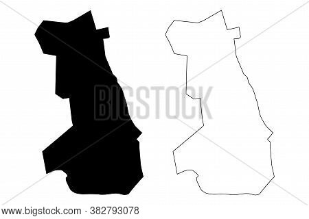 Bimbo City (central African Republic, Car, Ombella-m'poko Prefecture) Map Vector Illustration, Scrib