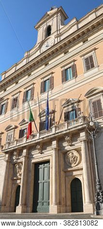 Rome, Rm, Italy - March 3, 2019: Montecitorio Palace
