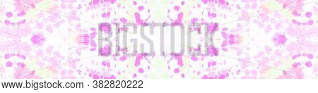 Hand Painted Watercolor. Rose Abstract Seamless Brush. Pink Paint Brush Backgrounds. Stain Dye Patte