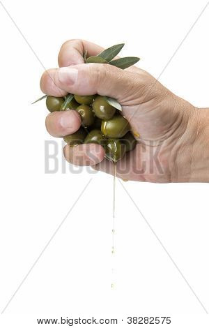 Håndfuld oliven