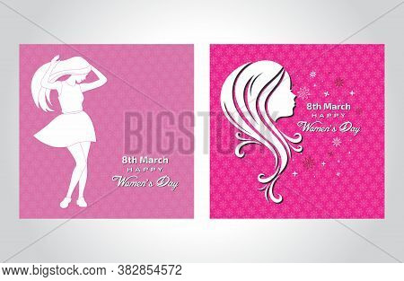 Women\'s Day 8th March, Illustration Design Template