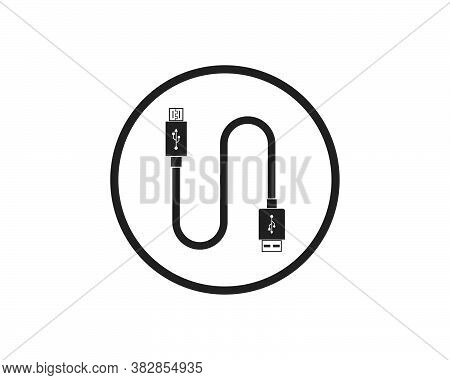 Usb Icon Vector Vector & Photo (Free Trial) | Bigstock