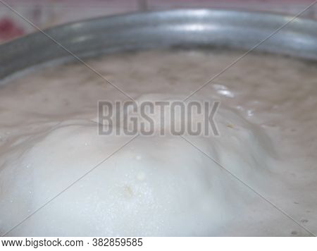 In The Process Of Cooking -foam Grows