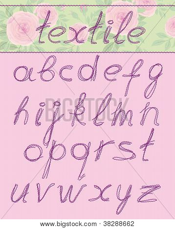 Dopisy, Textil