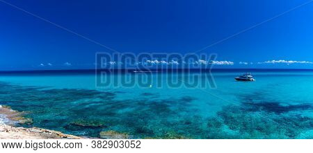 Beautiful sandy beach of Cala Mesquida, Mallorca, Mediterranean Sea, Balearic islands, Spain