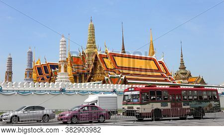18 August 2020,bangkok.thailand. Landmark At Bangkok Thailand. 