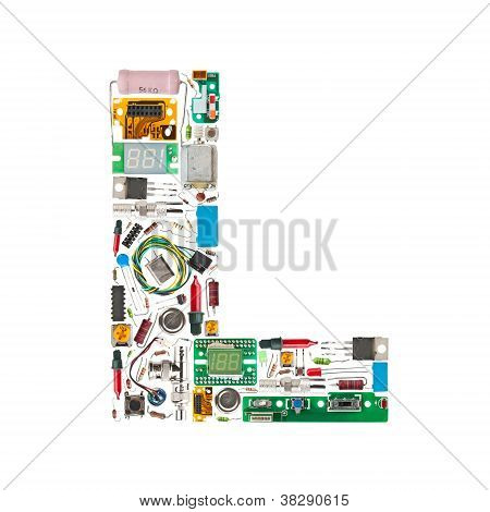 List elementów elektronicznych