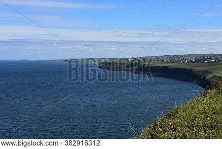 A View Of Whitehaven From St Bees On The Coastal Walk.