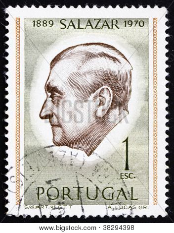 Selo postal Portugal 1971 Antonio Salazar, Presidente