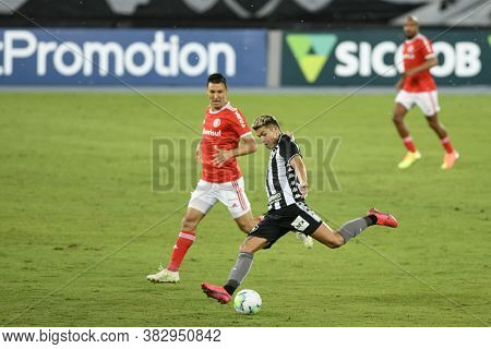 Rio, Brazil - August 29, 2020: Bruno Nazario Player In Match Between Botafogo 0 And 2 Internacional 