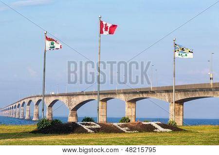 Confederation Bridge Prince Edward Island puolella.