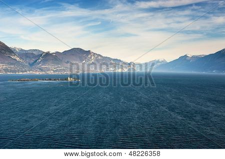 Coast Of Garda Lake, Desencano, Italy (la Rocca, Isolda Di San Biagio, Punta S.felice, Fasano, Gardo
