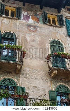 Piazza erba, verona, Italy