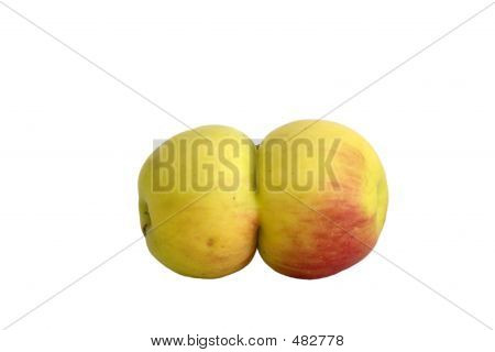 Dobbelt Apple, isoleret