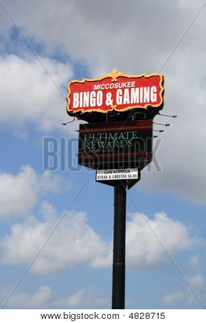 Miccosukee Bingo och spel tecken