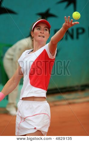 Kathrin Woerle em Roland Garros