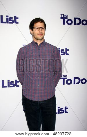 LOS ANGELES - JUL 23: Andy Samberg ankommer til 