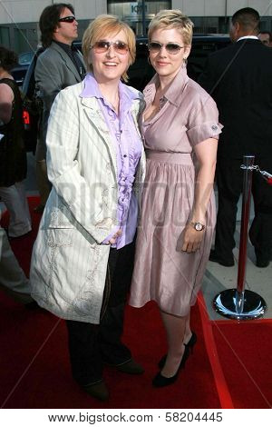 Melissa Etheridge and Tammy Lynn Michaels at the Los Angeles premiere of 