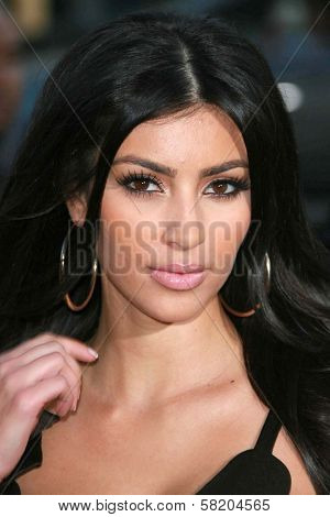 Kim Kardashian at the Los Angeles premiere of 