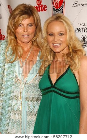 Mariel Hemingway and Jewel at Rock The Kasbah presented by Virgin Unite. Roosevelt Hotel, Hollywood, CA. 07-02-07