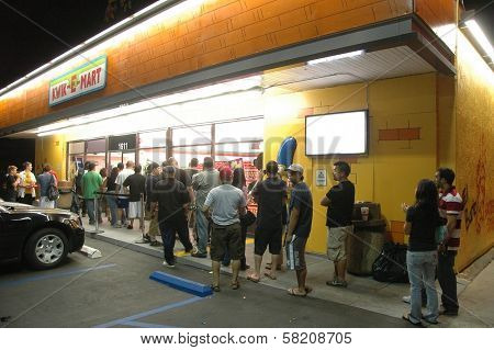 Atmosphere at a 7-11 Convenience Store that has been transformed into a 