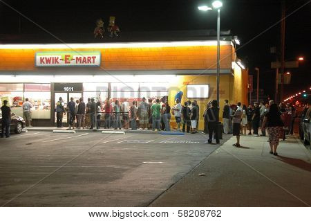 Atmosphere at a 7-11 Convenience Store that has been transformed into a 